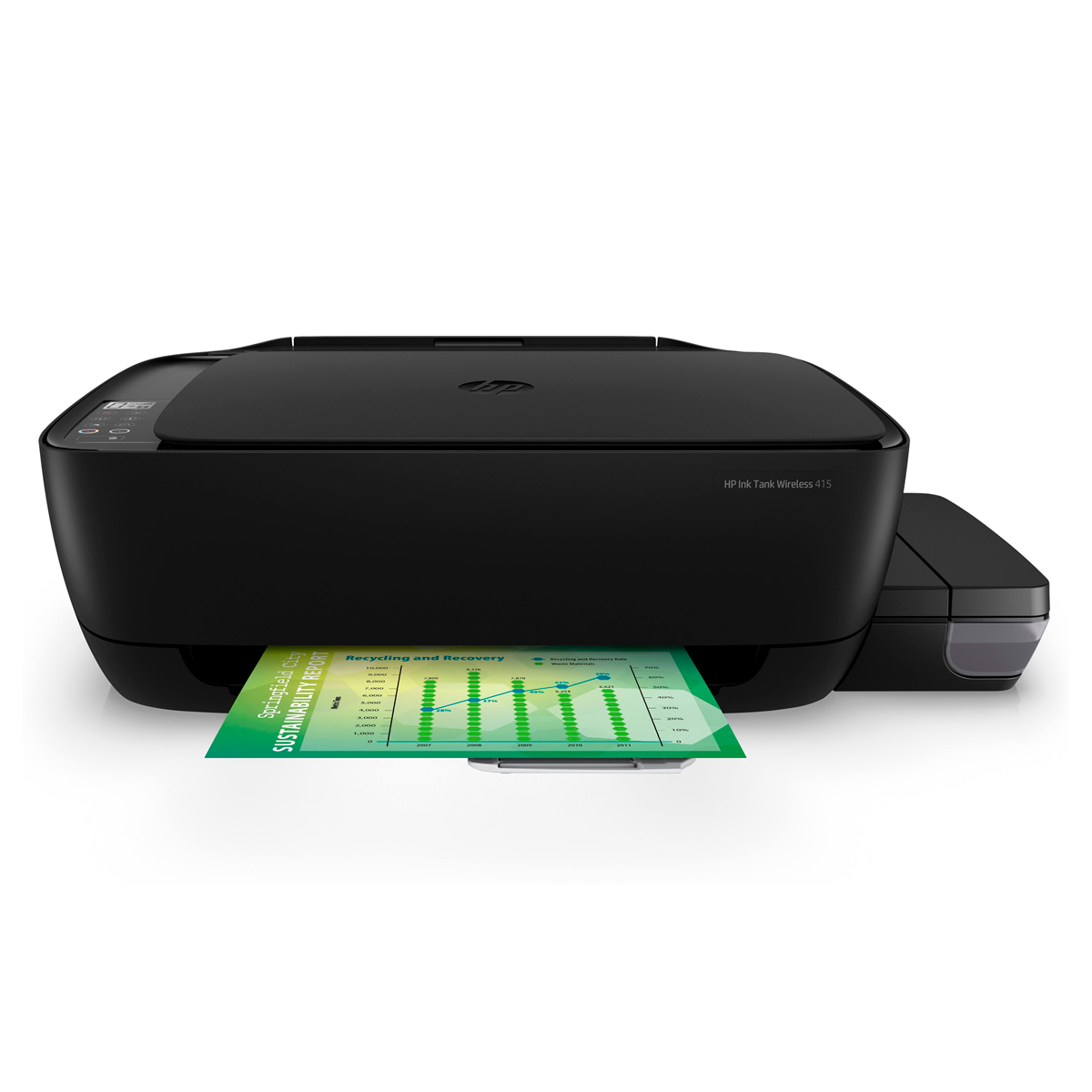 Impresora Multifuncional HP Ink Tank 415, Color, Inyección, Tanque de Tinta, Inalámbrico, Print/Scan/Copy