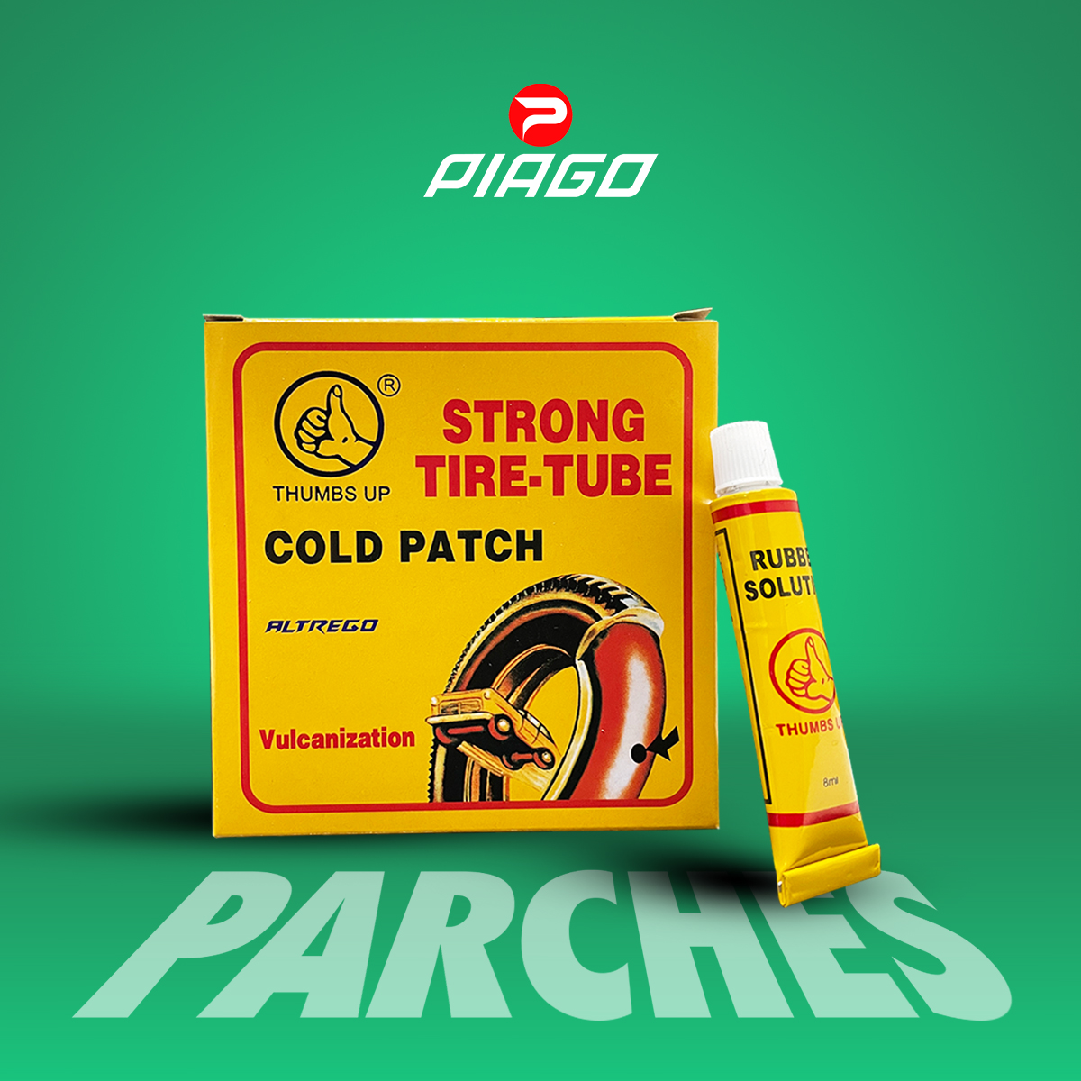 Parches Vulcanizados Cámara Bicicleta 24 Pzas Con Pegamento