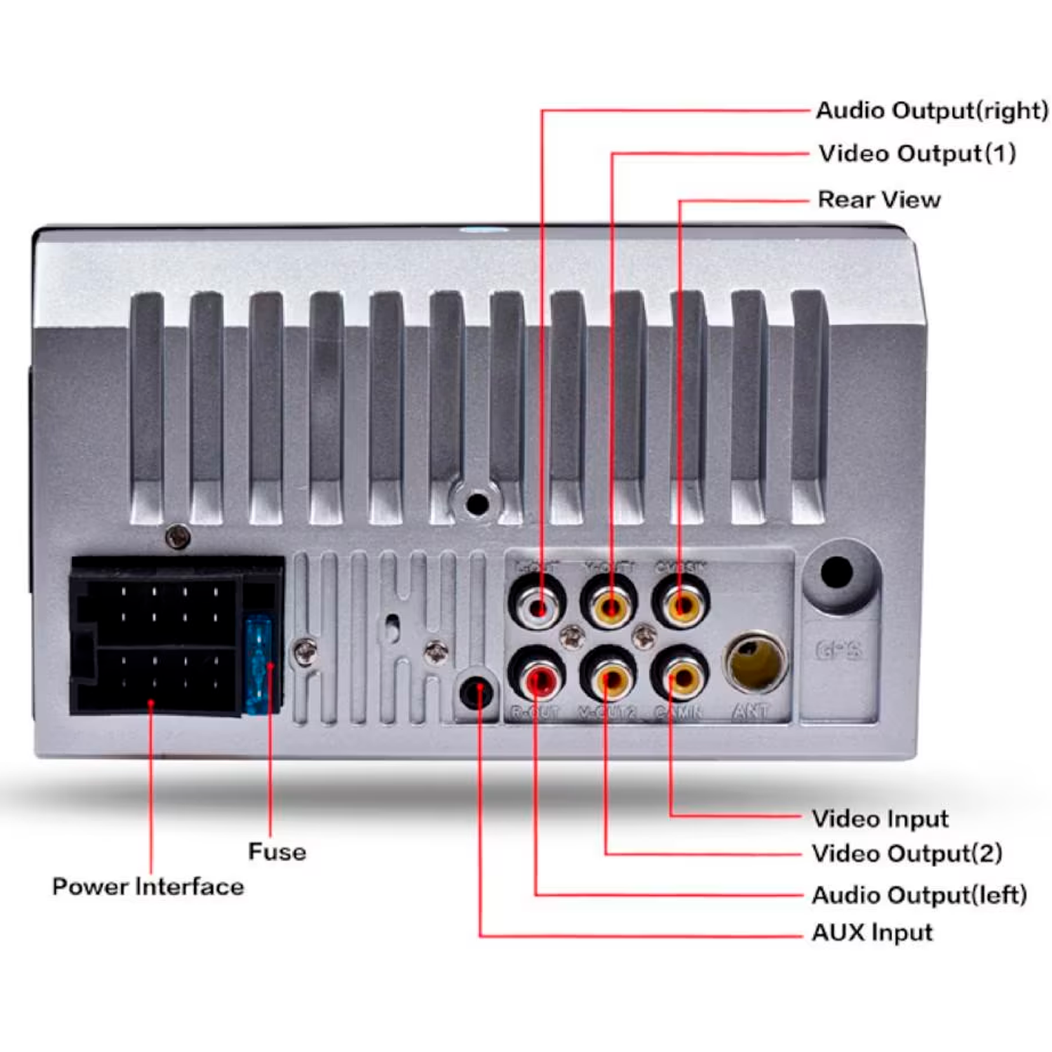 Auto Estereo Con pantalla Touch Hd 2 din Con control para Volnte y Camara de Reversa Gps