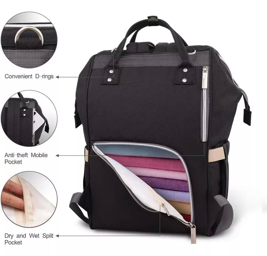 Hafmall Pañalera Mochila Bolsas Modernas Mommy Bag Para Bebe