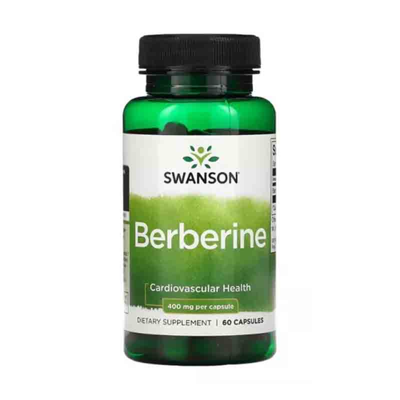 Berberina 400mg 60 capsulas Swanson Barberine Ayuda al Corazon 