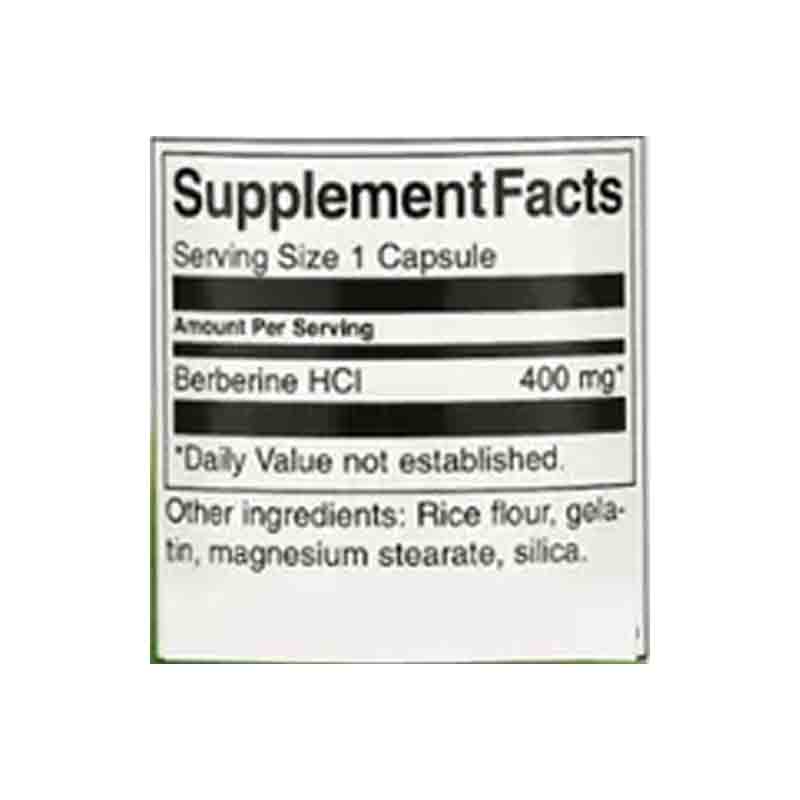 Berberina 400mg 60 capsulas Swanson Barberine Ayuda al Corazon 