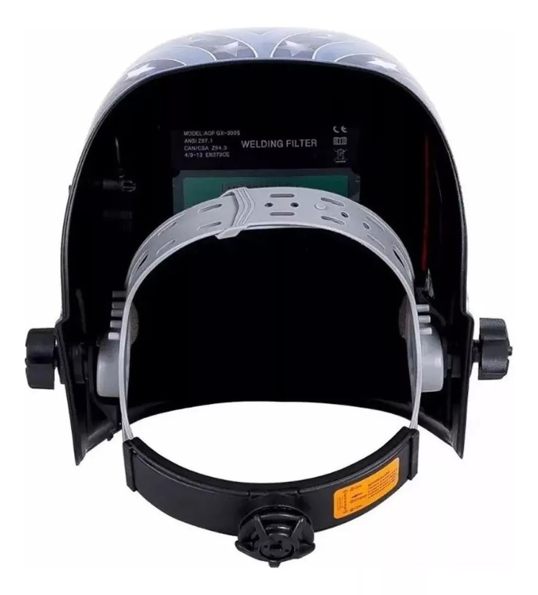 Careta Electrónica Soldar Automática Águila Adir 6710 Color Azul