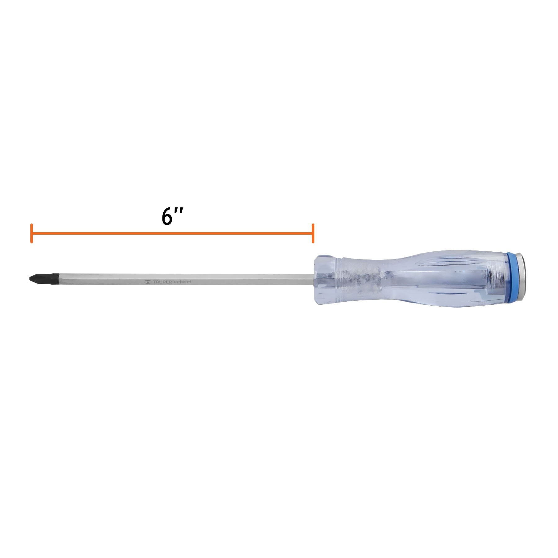 DESARMADOR DE CRUZ DE GOLPE 1/4" X 6", TRUPER EXPERT 14149