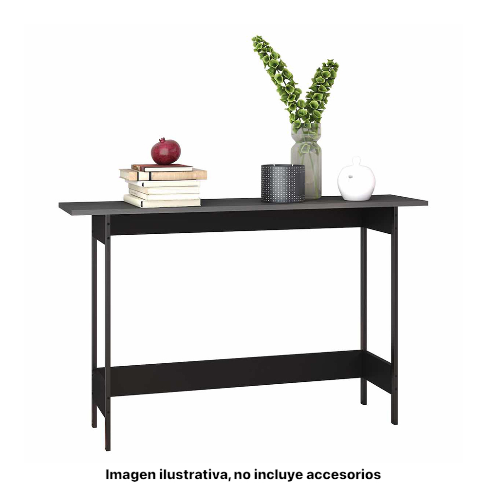 Mesa Recibidor de Pasillo, Mesa Auxiliar  Playcon Color Gris