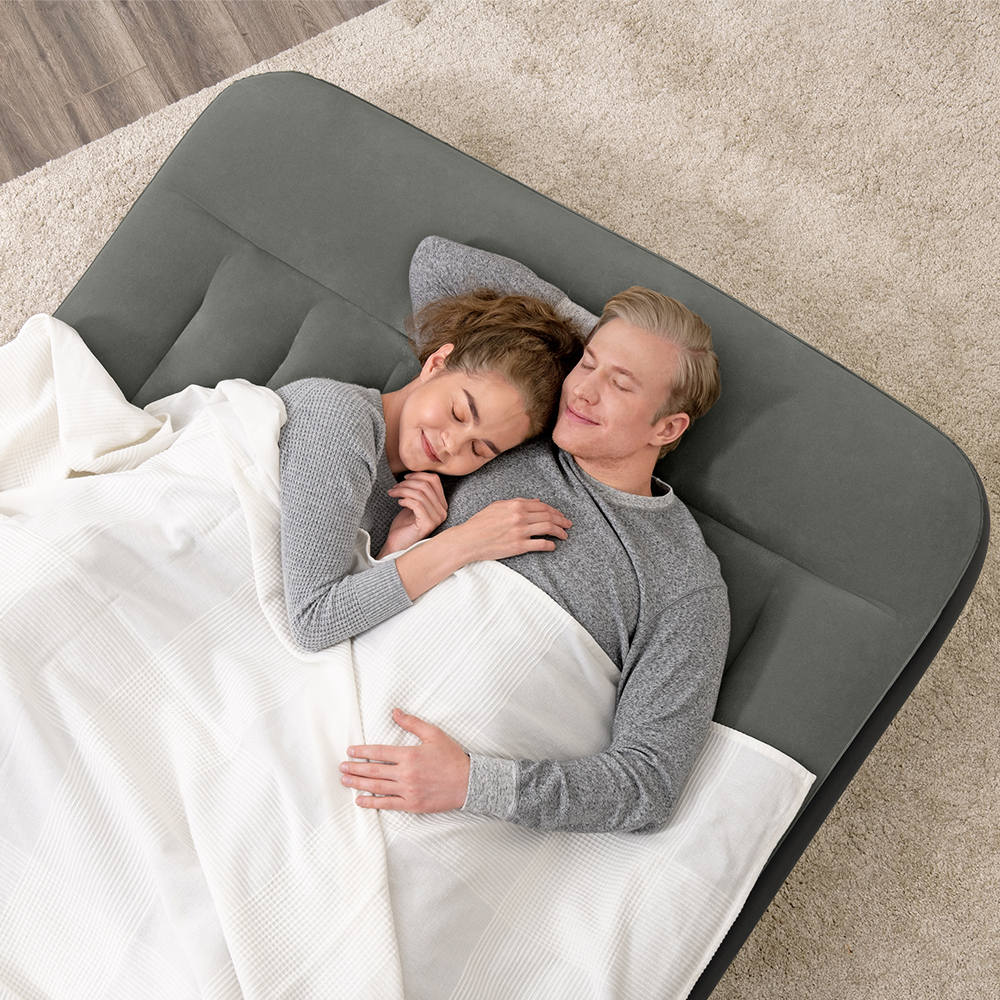 Colchon Inflable Bestway Matrimonial Camping Con Almohada