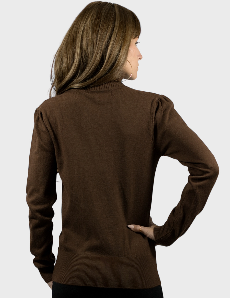 Suéter De Mujer Cuello Alto Sueteres De Dama Cuello Tortuga