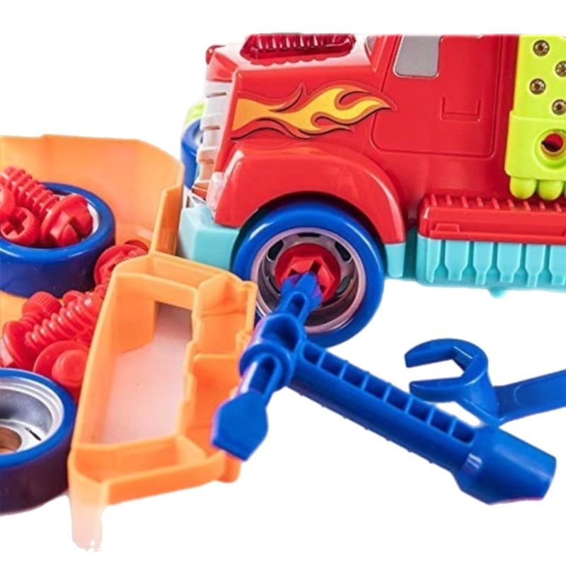 Tráiler De Juguete Desarmable Fórmula 1 Luz Y Sonido