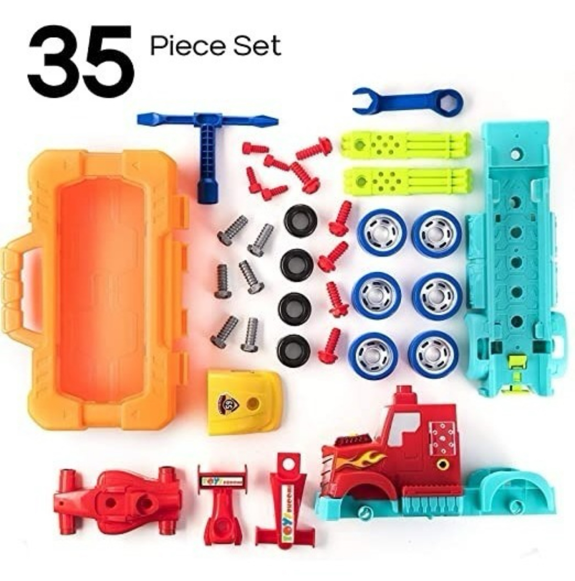 Tráiler De Juguete Desarmable Fórmula 1 Luz Y Sonido