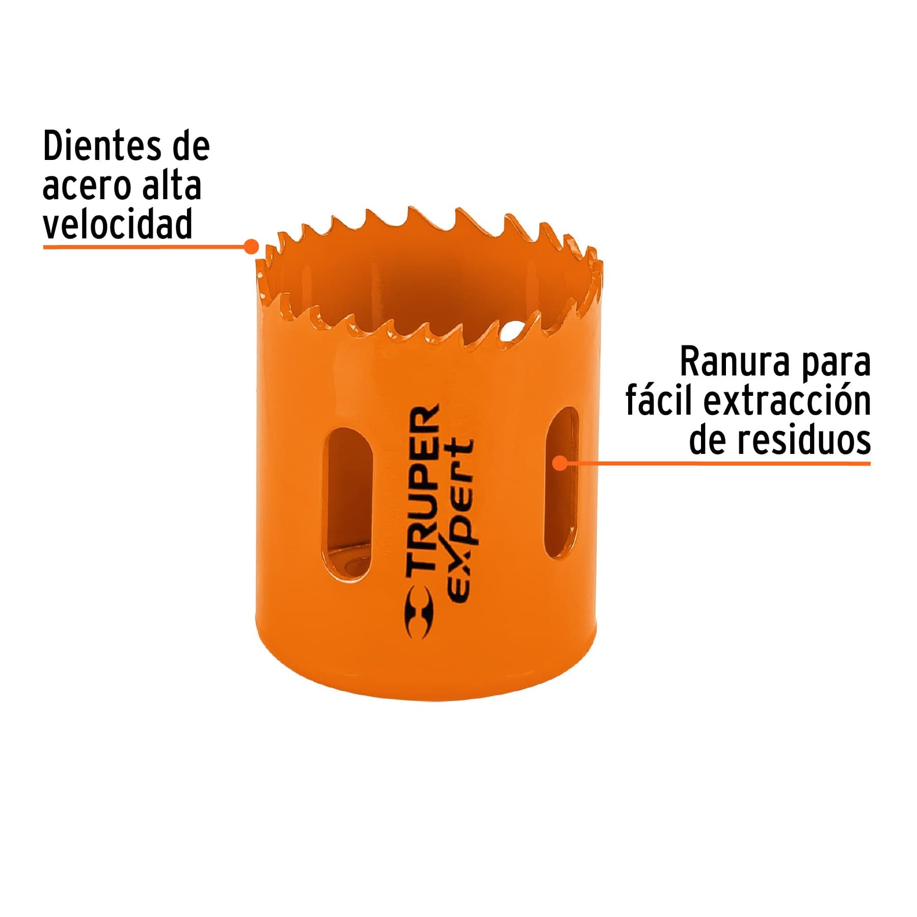 BROCASIERRA BIMETÁLICA 1-3/4", TRUPER EXPERT 18096