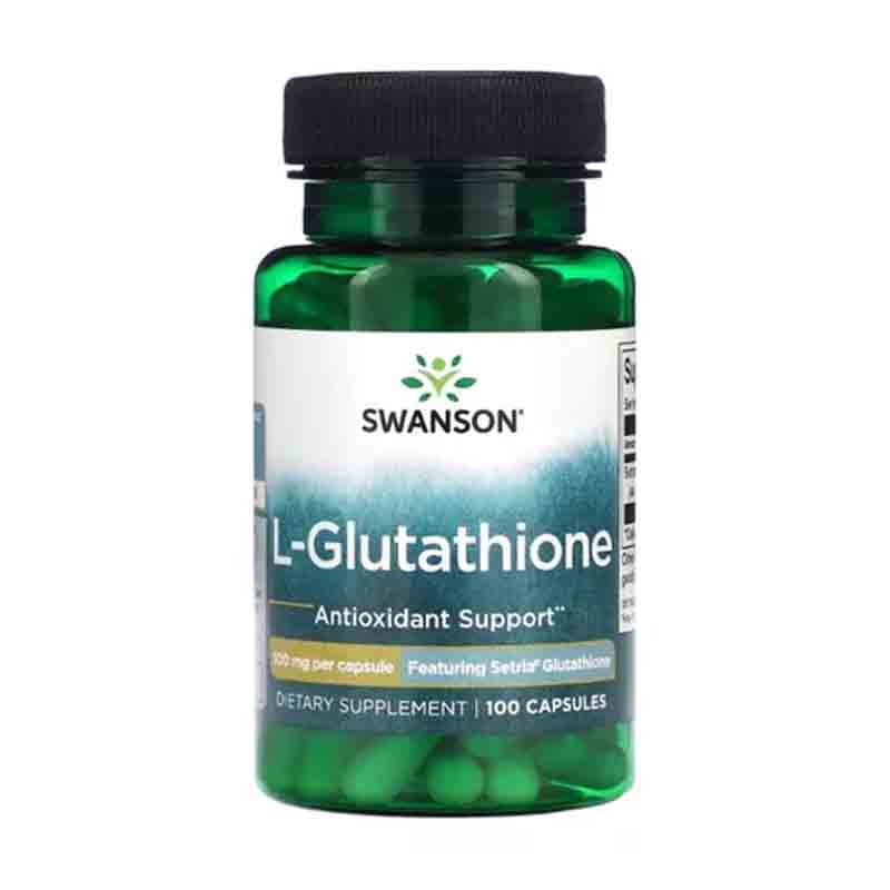 L-Glutation 100mg 100 capsulas Swanson Antioxidante Glutathione