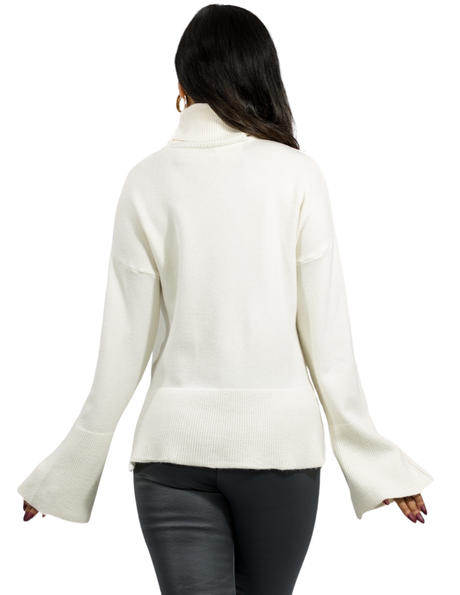 Suéter cuello tortuga para mujer