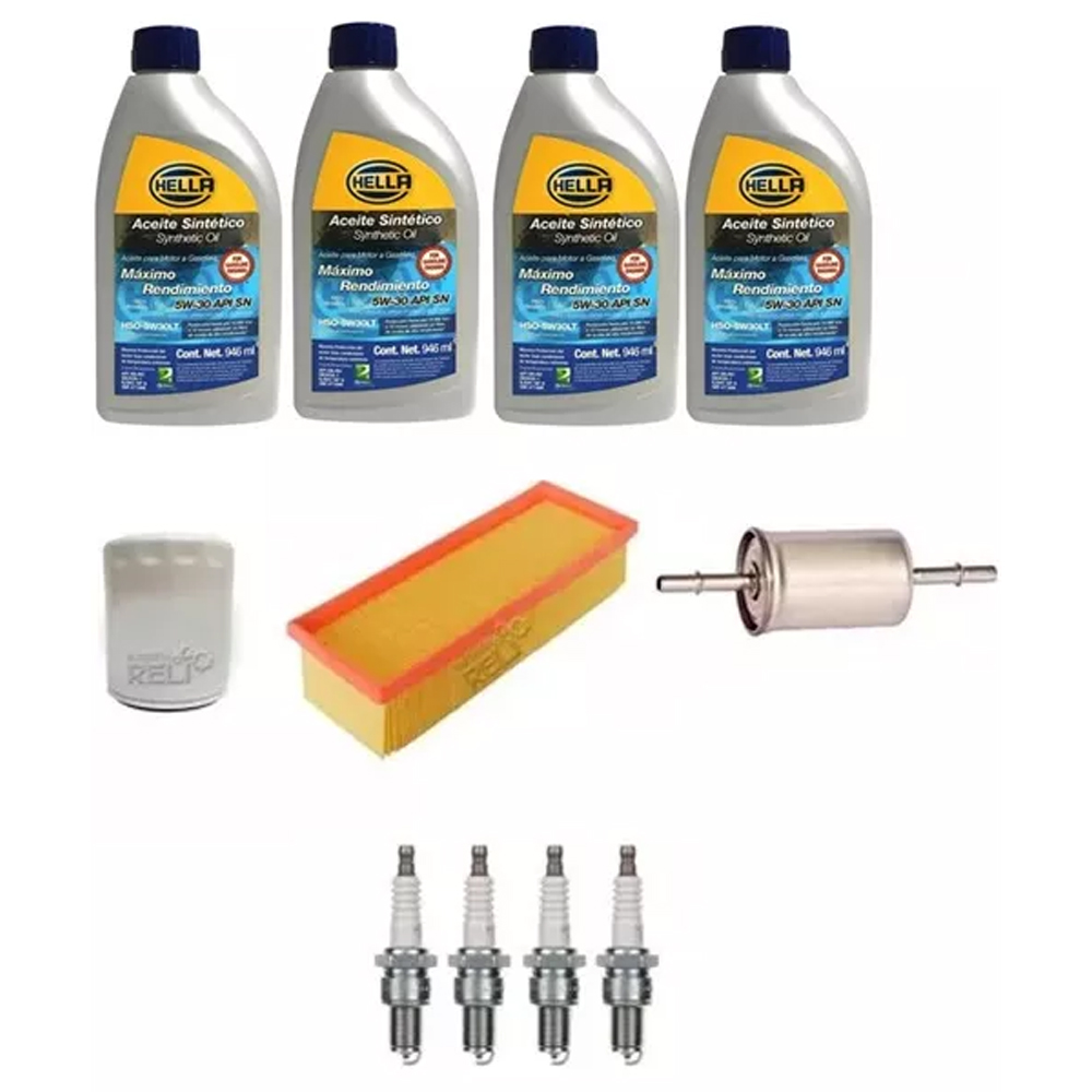 Kit Afinación Para Fiat Mobi 1.0 Aceite Sintetico 5w30 H
