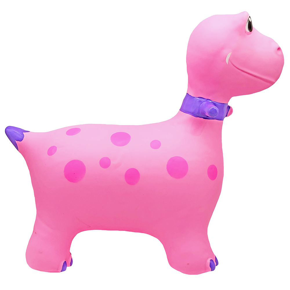 Montable Inflable Brincolin Ecobaby Original Dinosaurio Rosa