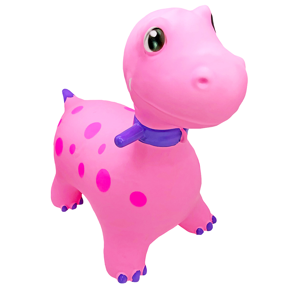 Montable Inflable Brincolin Ecobaby Original Dinosaurio Rosa