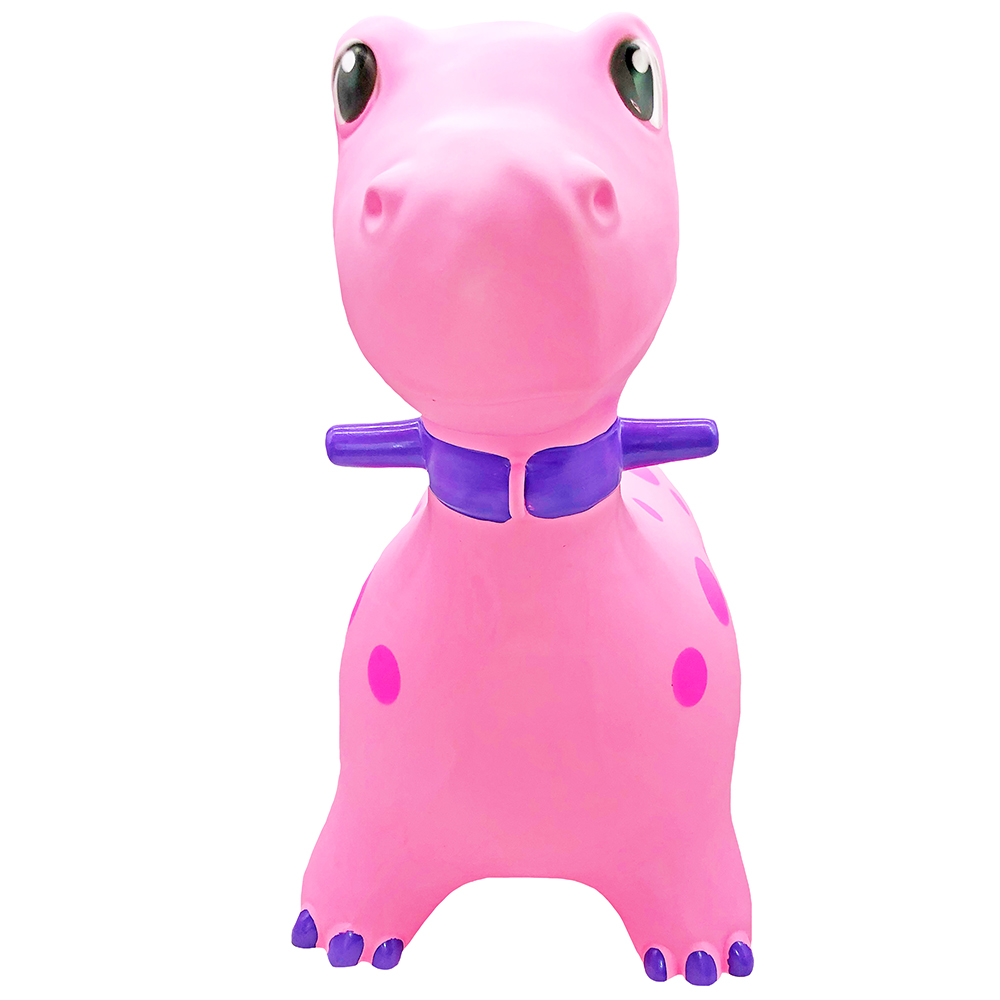 Montable Inflable Brincolin Ecobaby Original Dinosaurio Rosa