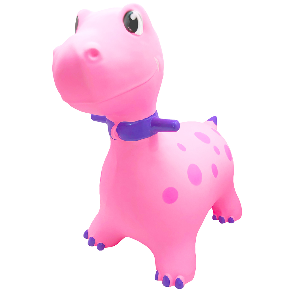 Montable Inflable Brincolin Ecobaby Original Dinosaurio Rosa