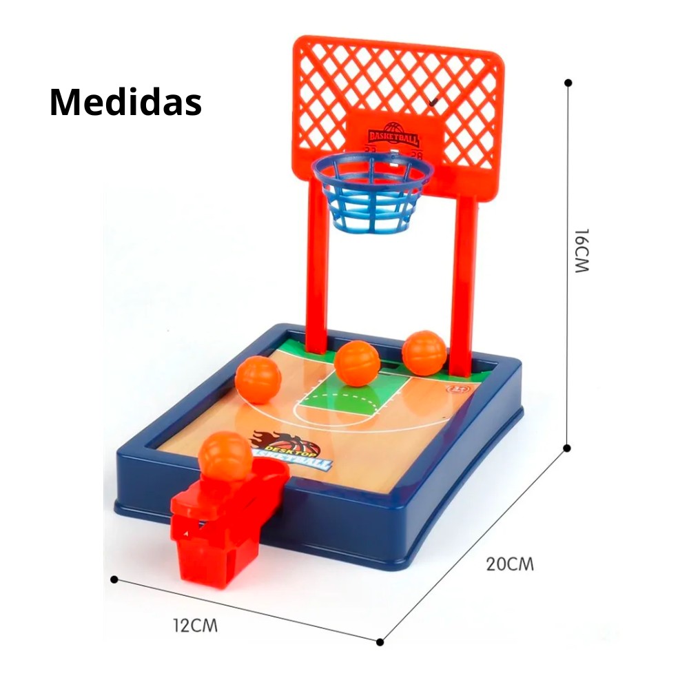 Mini Juego de Aro de Baloncesto, Máquina de Tiro con Dedos, Juguete Basket