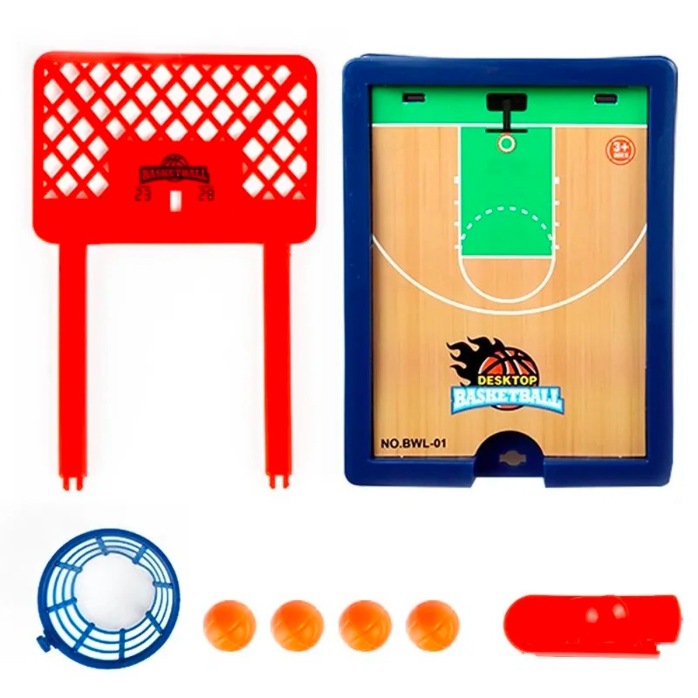 Mini Juego de Aro de Baloncesto, Máquina de Tiro con Dedos, Juguete Basket