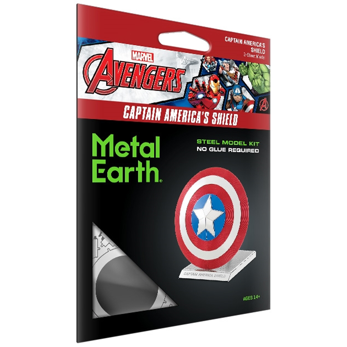 Marvel Legends Captain America 75th Anniversary 1:1 Metal Shield In BOX Hasbro