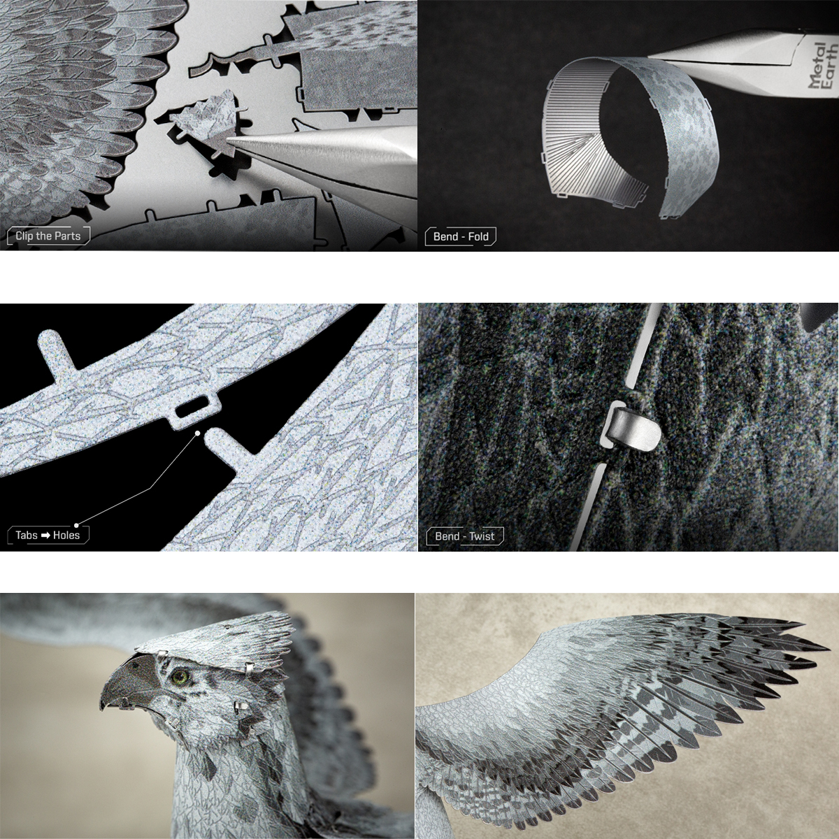 Rompecabezas Metálico 3d Harry Potter Buckbeak