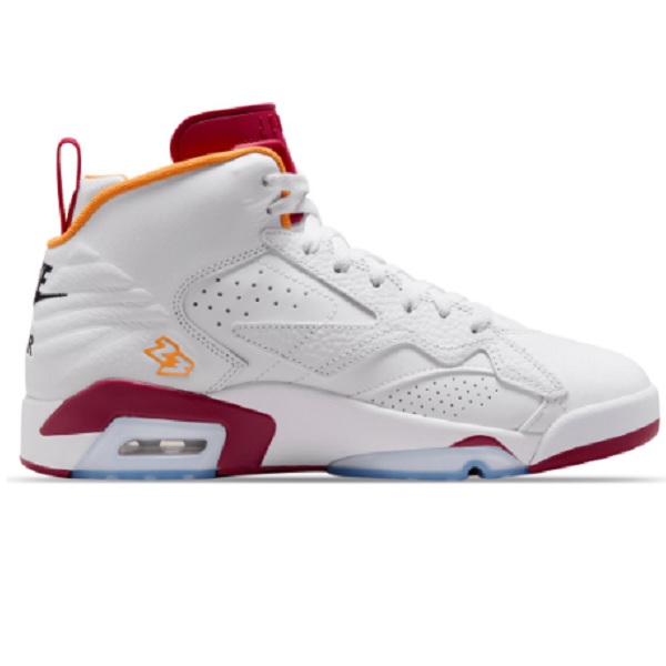 Tenis Jordan MVP Blanco/rojo Basketball Mujer Talla #23