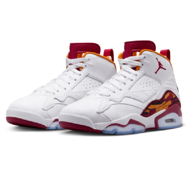 Tenis Jordan MVP Blanco/rojo Basketball Mujer Talla #23