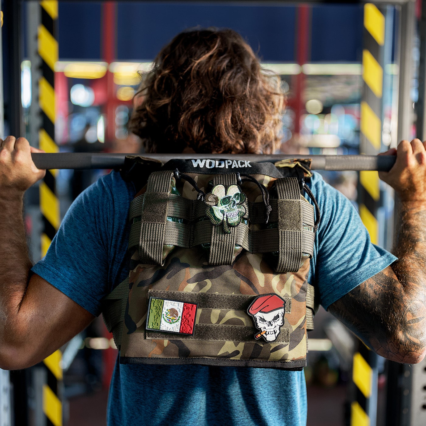 Chaleco de peso Crossfit táctico Grenade 26 k Green WODPACK