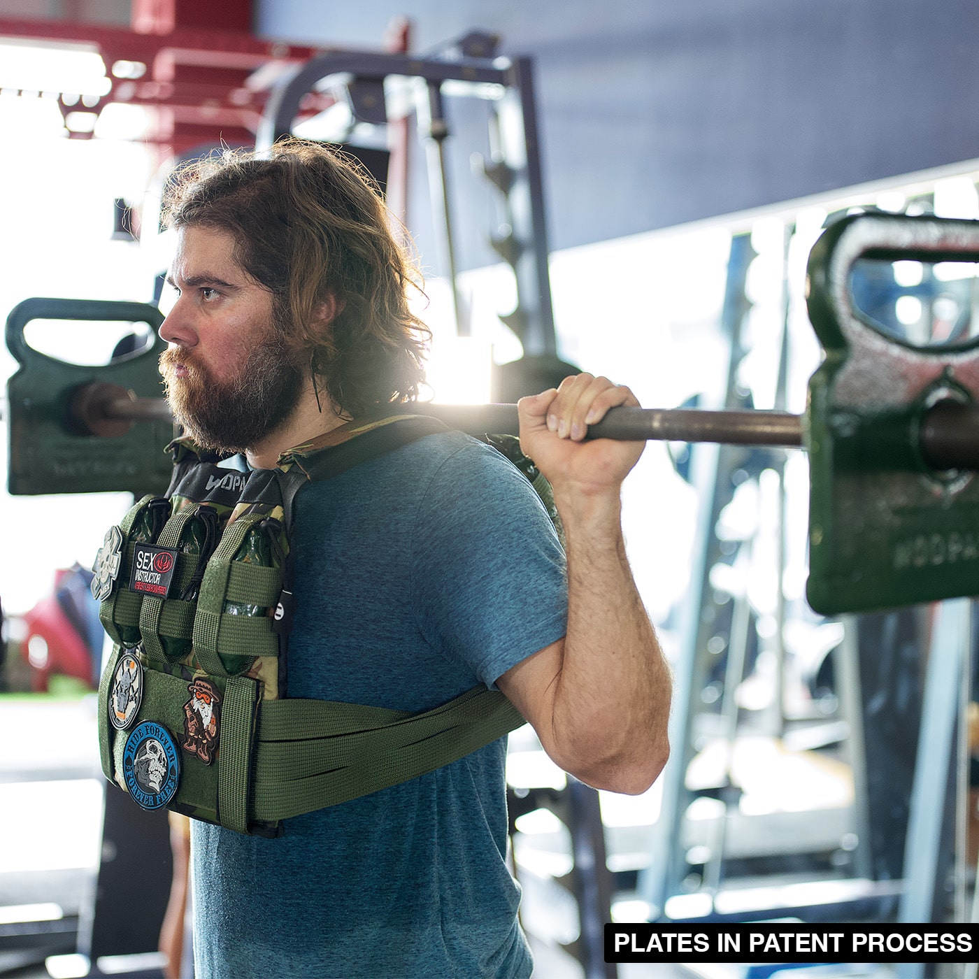 Chaleco de peso Crossfit táctico Grenade 26 k Green WODPACK