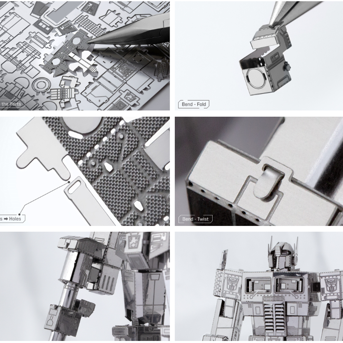 Rompecabezas Metálico 3d Transformers - Optimus Prime