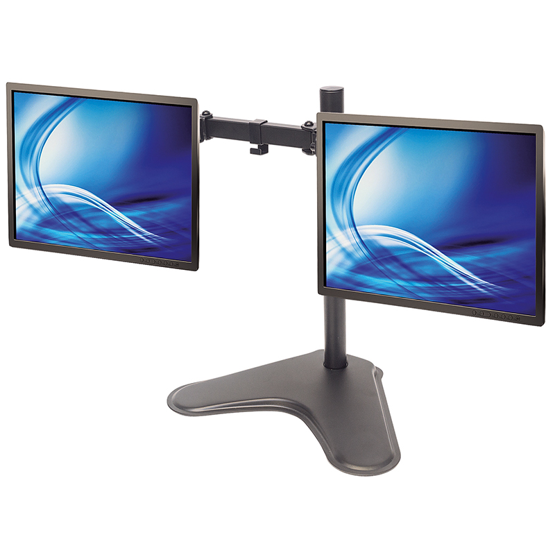 Soporte Manhattan Para 2 Monitores 13 A 32 Sobre Escritorio Vesa