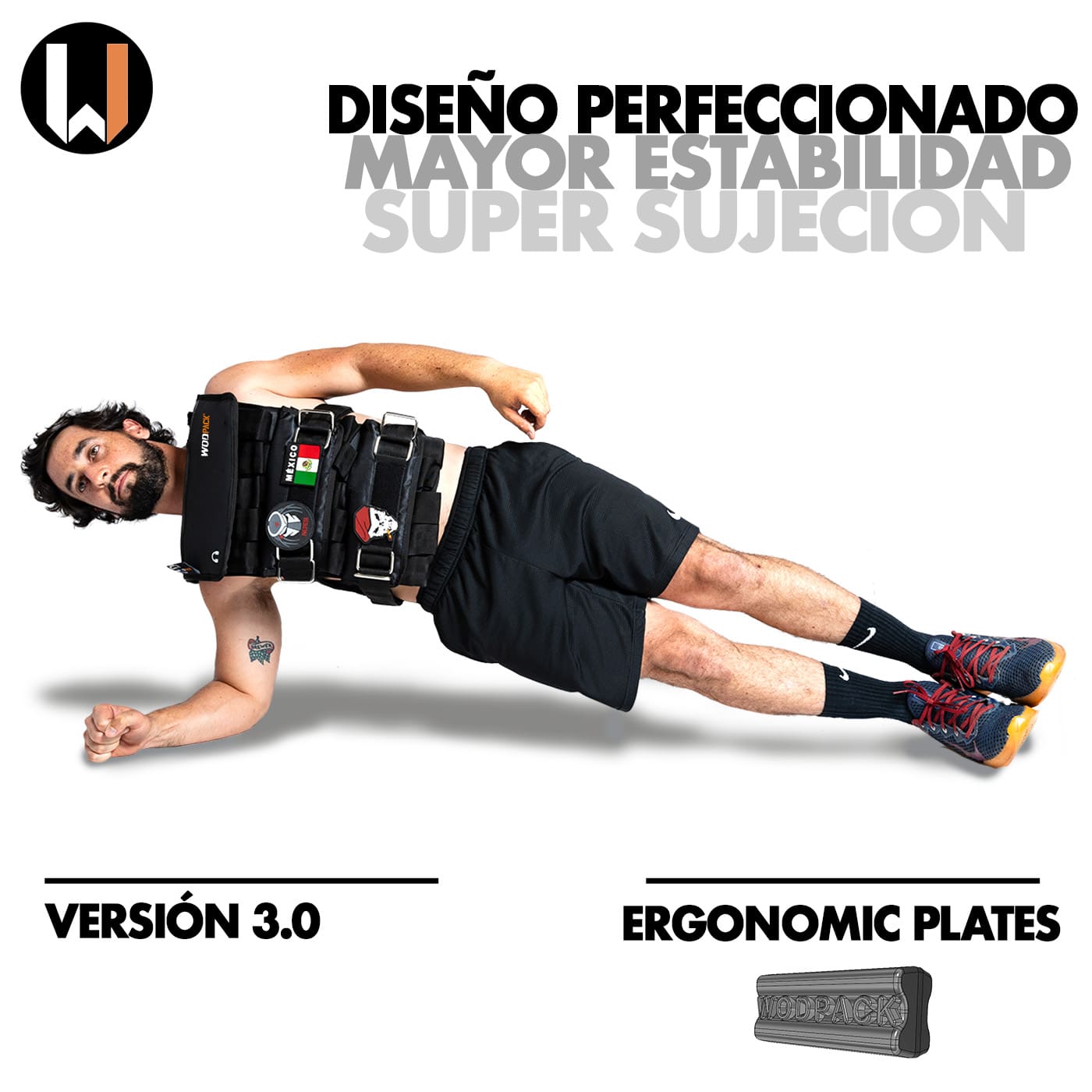 Chaleco de peso Men 30 K Crossfit WODPACK