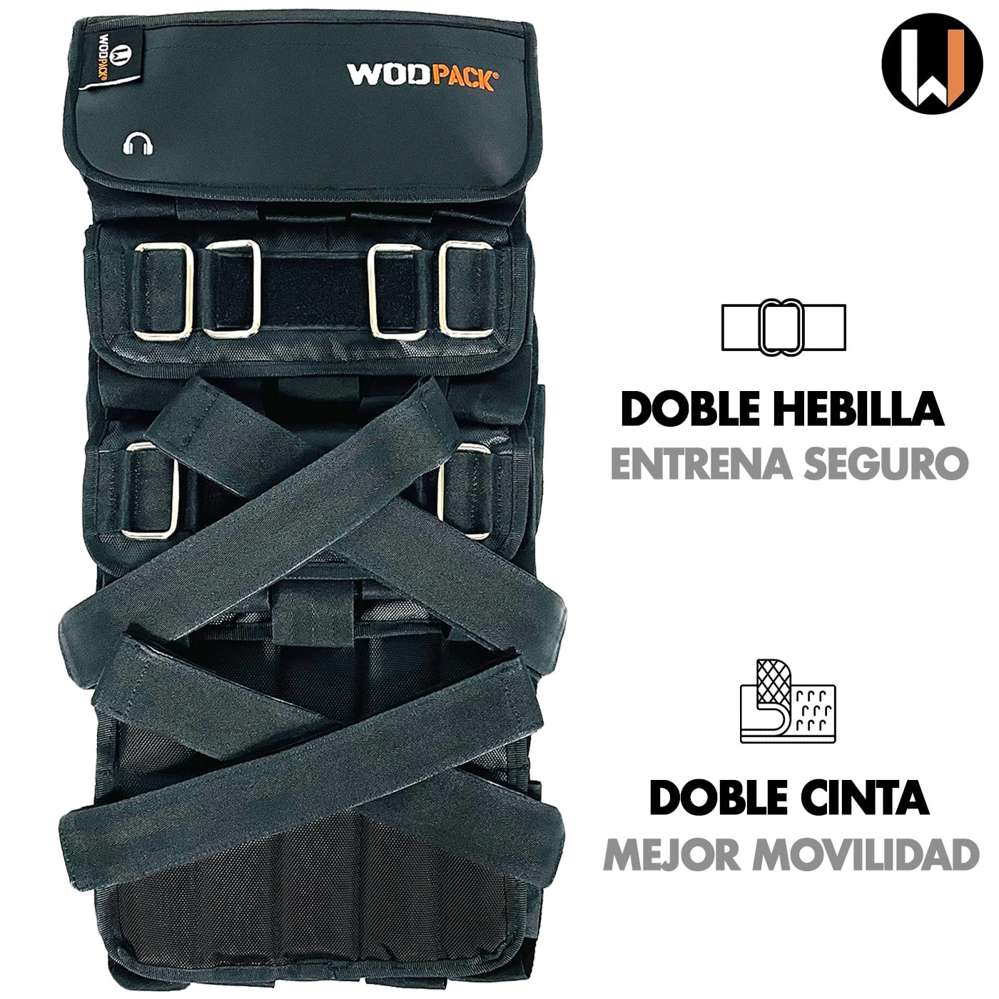 Chaleco de peso Men 30 K Crossfit WODPACK