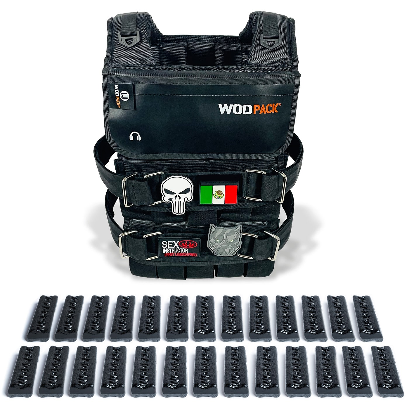 Chaleco de peso Men 30 K Crossfit WODPACK