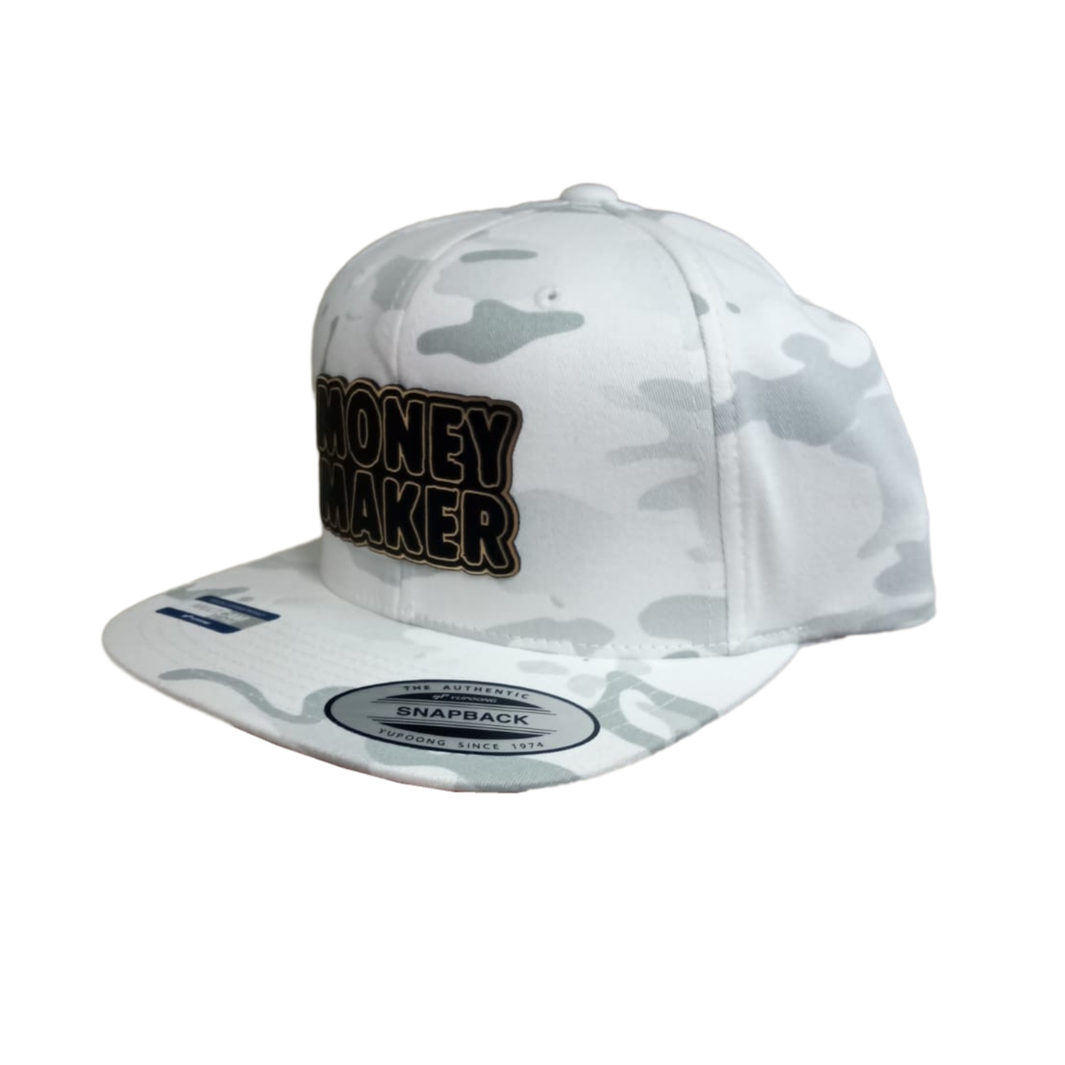 Gorra Yupoong Snapback Money Maker Blanco-Unisex 052312