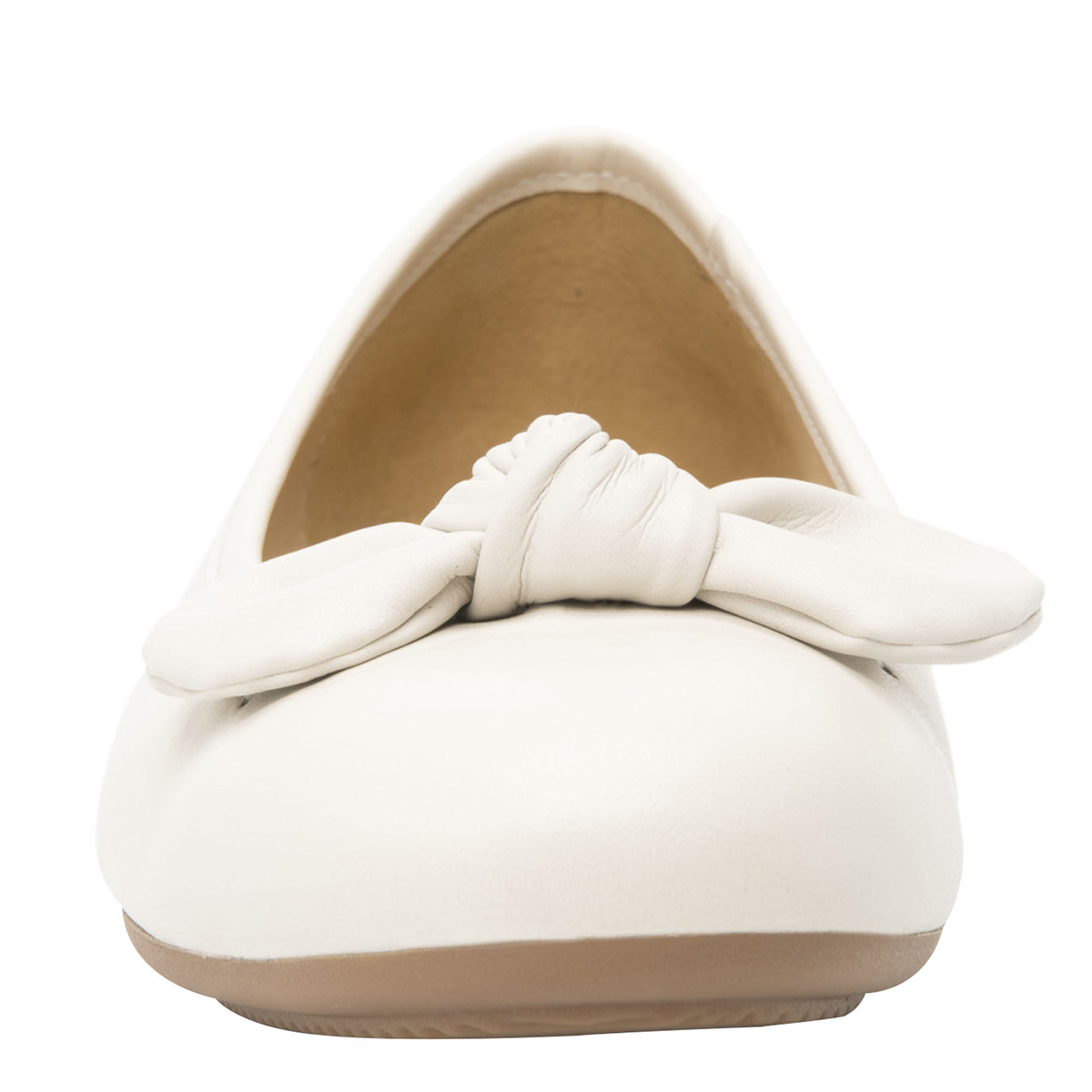 Zapato Ballerina Flexi Para Mujer 116309 Hueso Clasico Moño