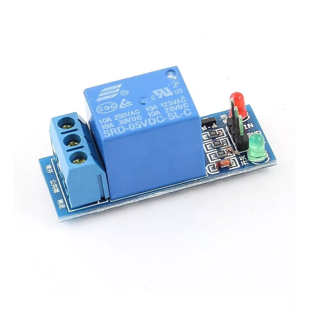 Kit 5 Piezas Modulo Relevador Relay 1 Canal 5v Rele Arduino