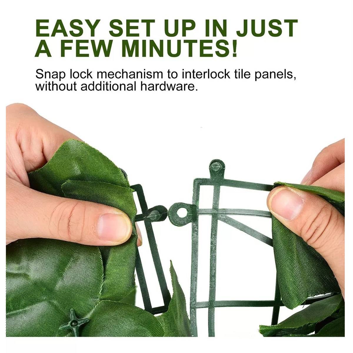 Follaje Rollo Cerca Planta Artificial Jardín Vertical 1m*3m Tipo 1