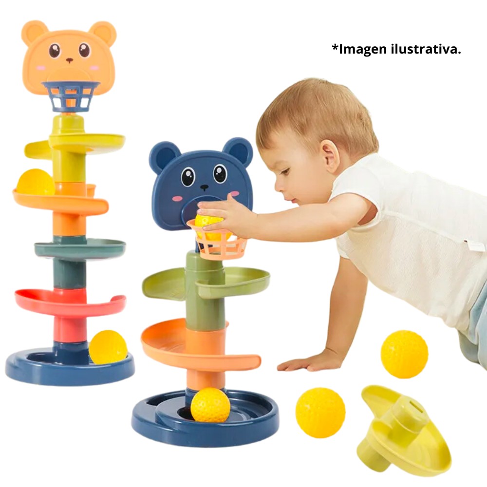 Juguete para bebé, Torre con Pelotas, Actividades de bebé