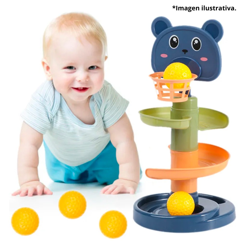 Juguete para bebé, Torre con Pelotas, Actividades de bebé