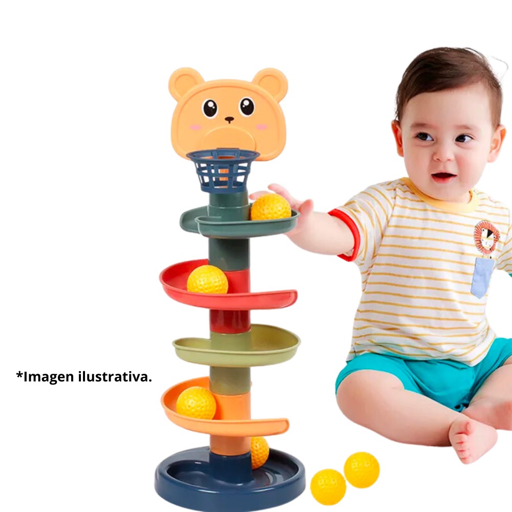 Juguete para bebé, Torre con Pelotas, Actividades de bebé