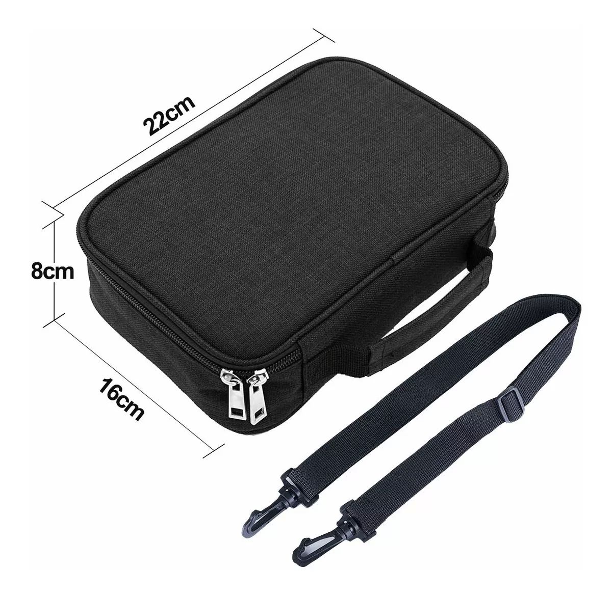 Estuche Para Lápices 72 Ranuras Lapiceras Organizador Escolar color NEGRO