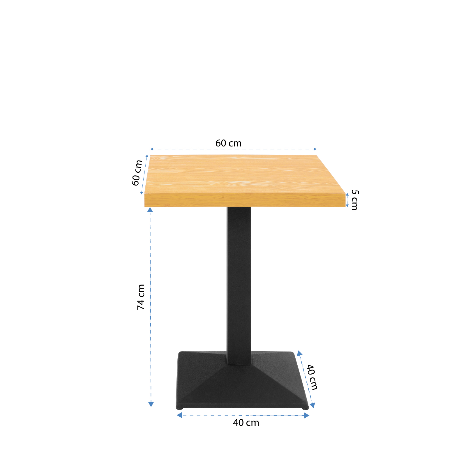 Onof Mesa de Comedor Cafe | Tipo Madera | 6 Personas para reuniones (Mediano)