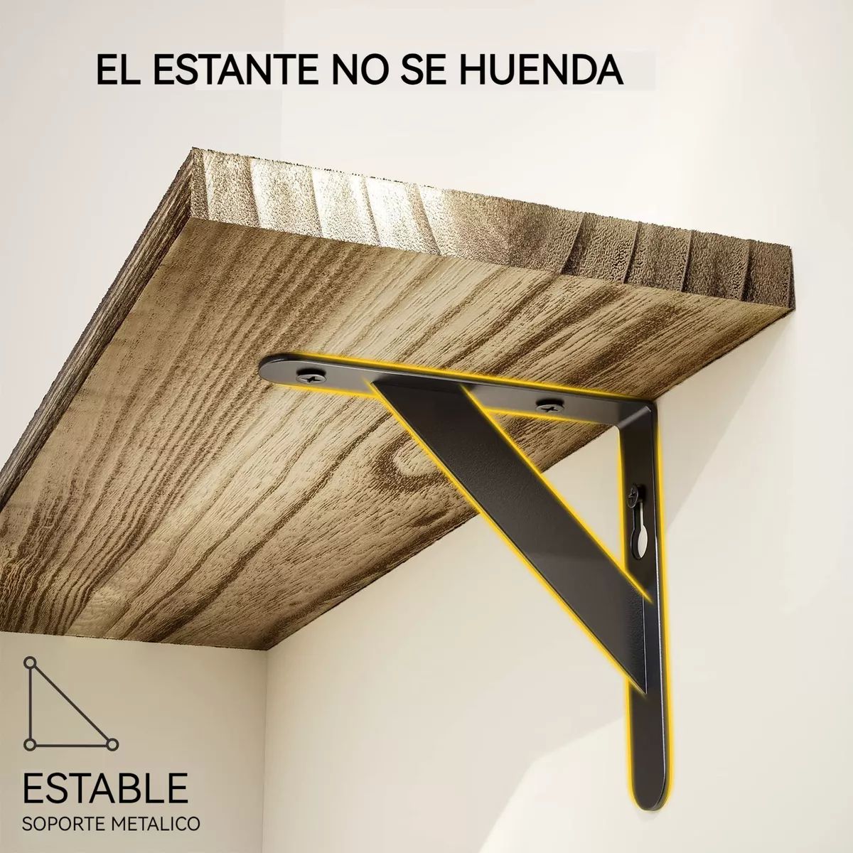 Repisa Esquinera Minimalista Flotante Moderna 3pcs