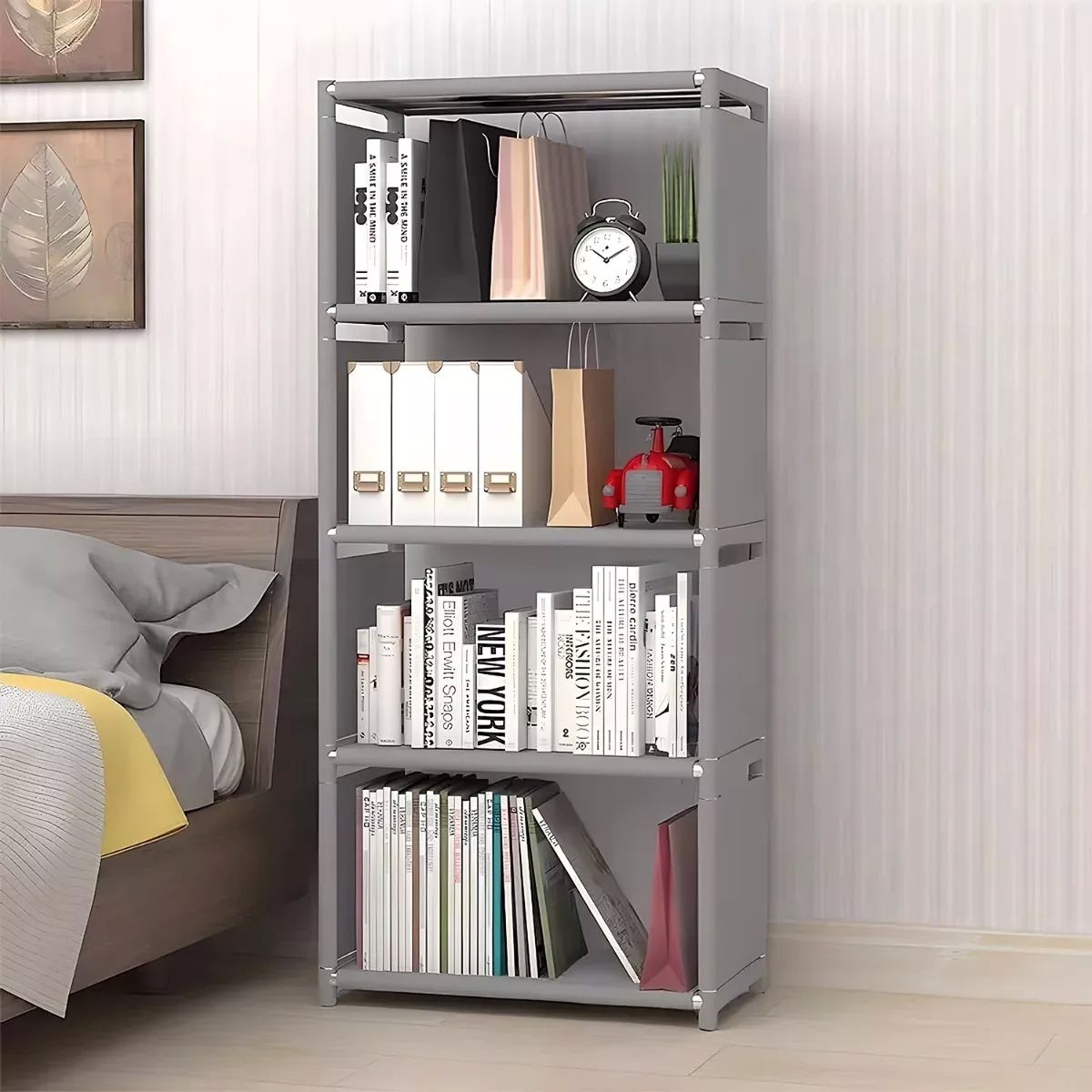 Mueble Organizador 5 Niveles Sencillo Armado Facil Portáti