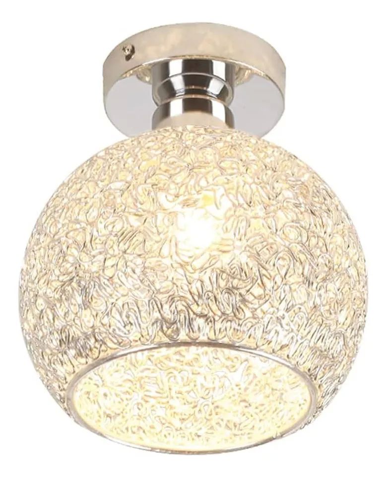 Lámpara De Techo E27 Colgante Y Moderna De 60w.