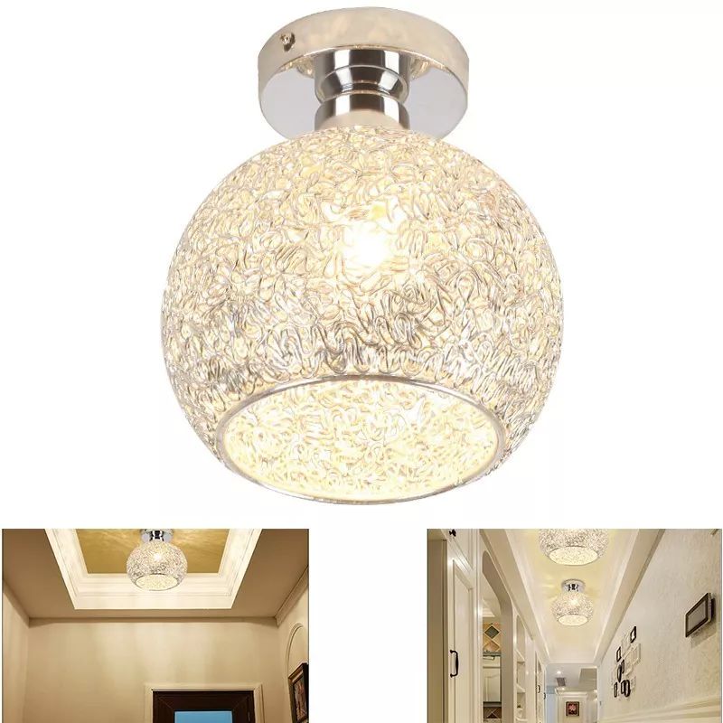 Lámpara De Techo E27 Colgante Y Moderna De 60w.