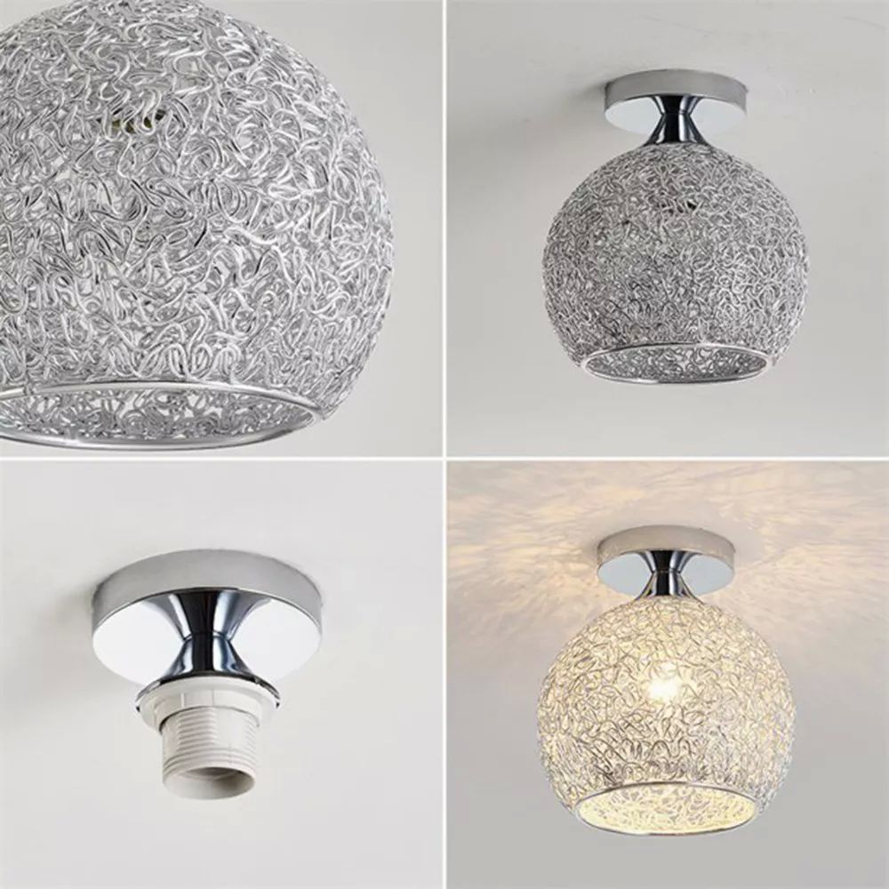 Lámpara De Techo E27 Colgante Y Moderna De 60w.