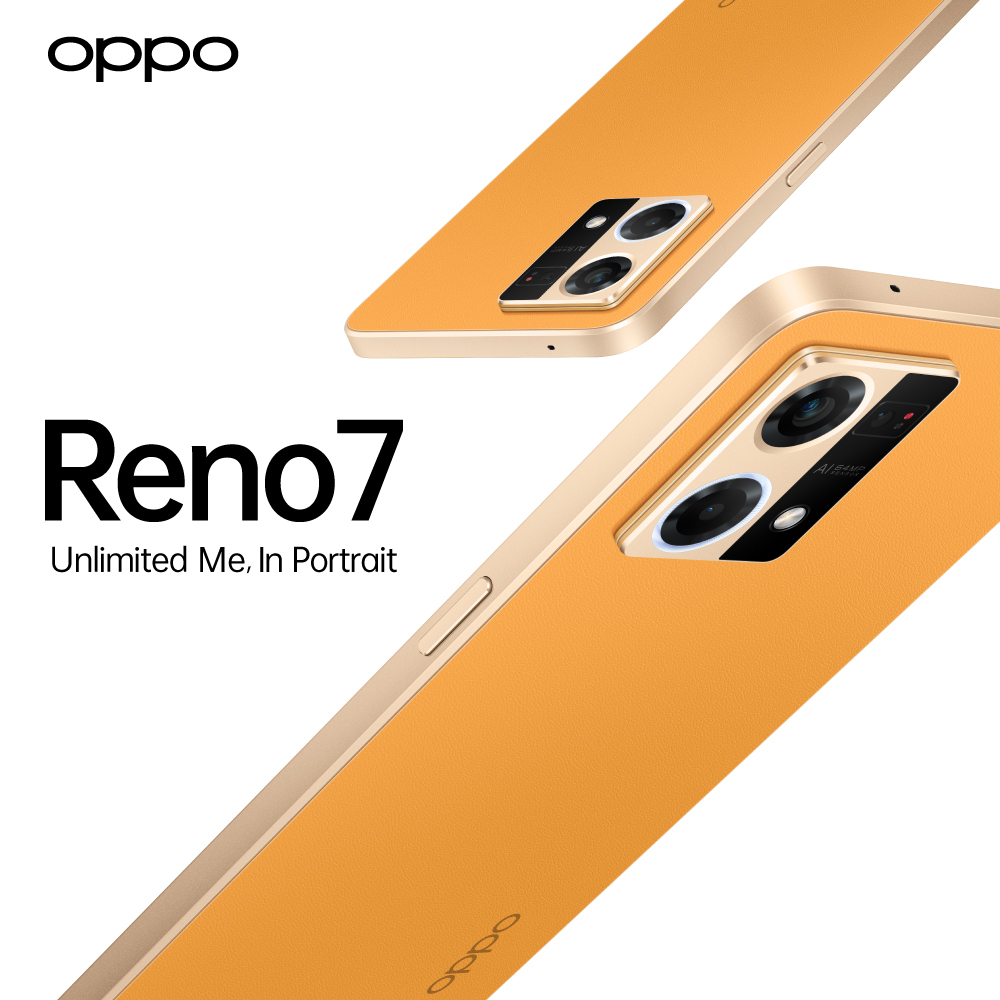 Celular Oppo Reno 7 128GB   8GB RAM   Camara 108 MPX   Bateria 4500 mAh   Naranja.
