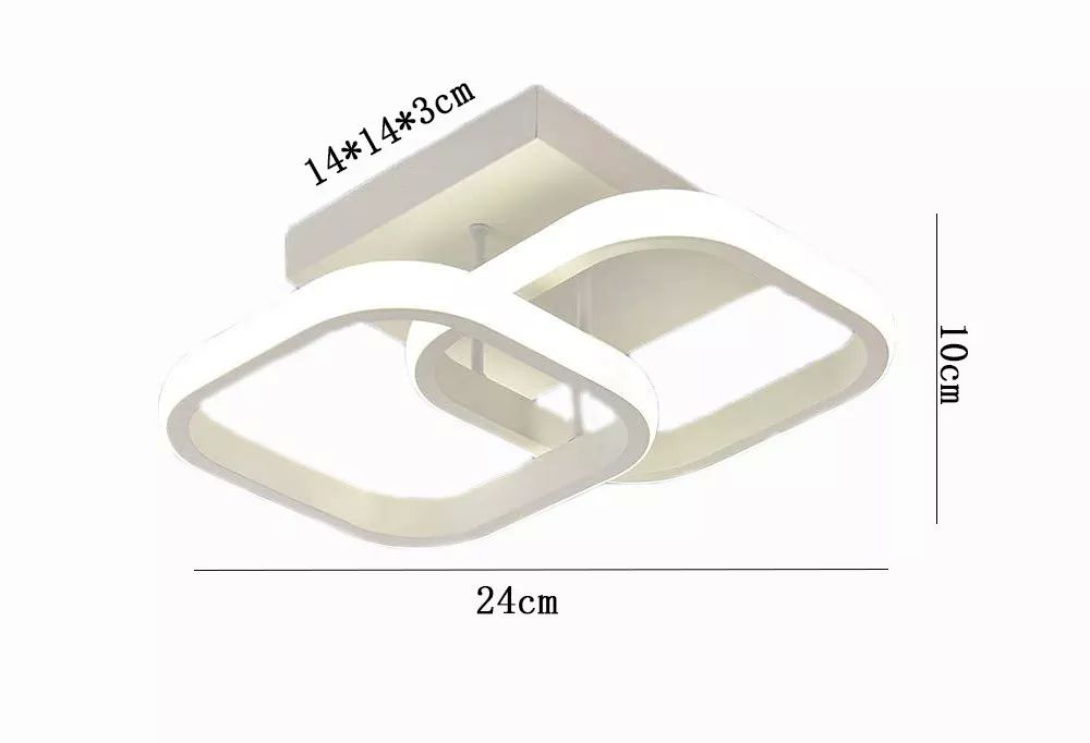 Luz De Techo Led Para Baño color WHITE WARM